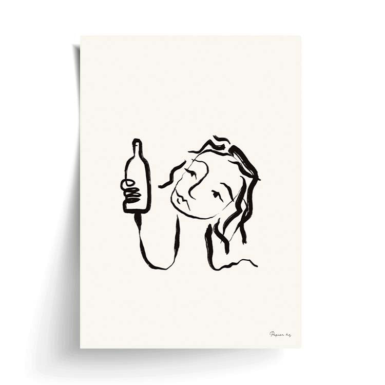 WINE ALL DAY PRINT