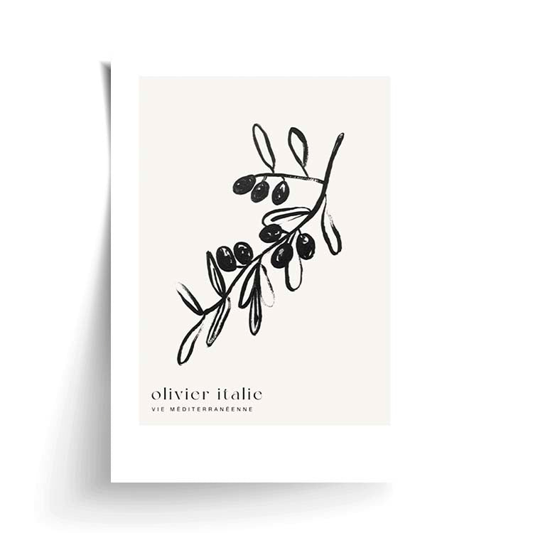 OLIVE TREE PRINT