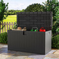 127cm W Rattan Garden Storage Outdoor Deck Box