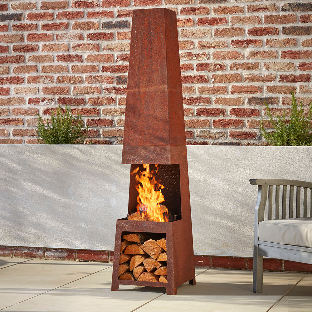 Wakehurst Tall Log Storage | Chiminea