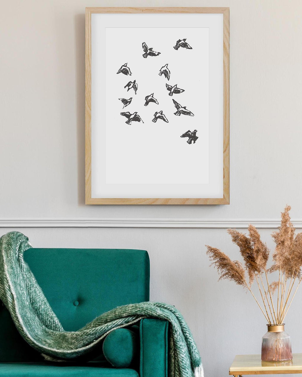 Watercolour Birds 2 Art Print