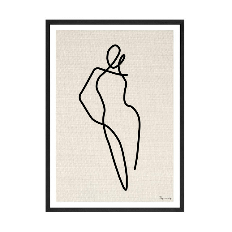 HOMEBODII LINEN PRINT BLACK