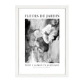 FLEURS DE JARDIN PRINT BLACK AND WHITE