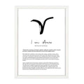 ARIES STAR SIGN PRINT