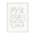 ABSTRACT FACES PRINT