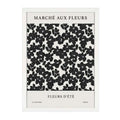 FRENCH FLEURS PRINT BLACK