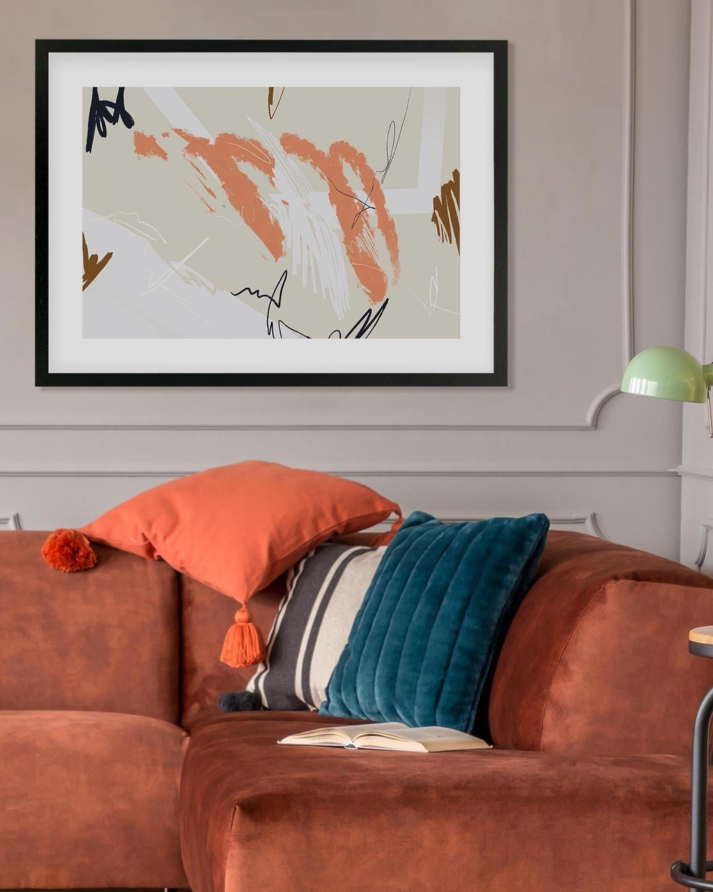 Organic Marks Art Print