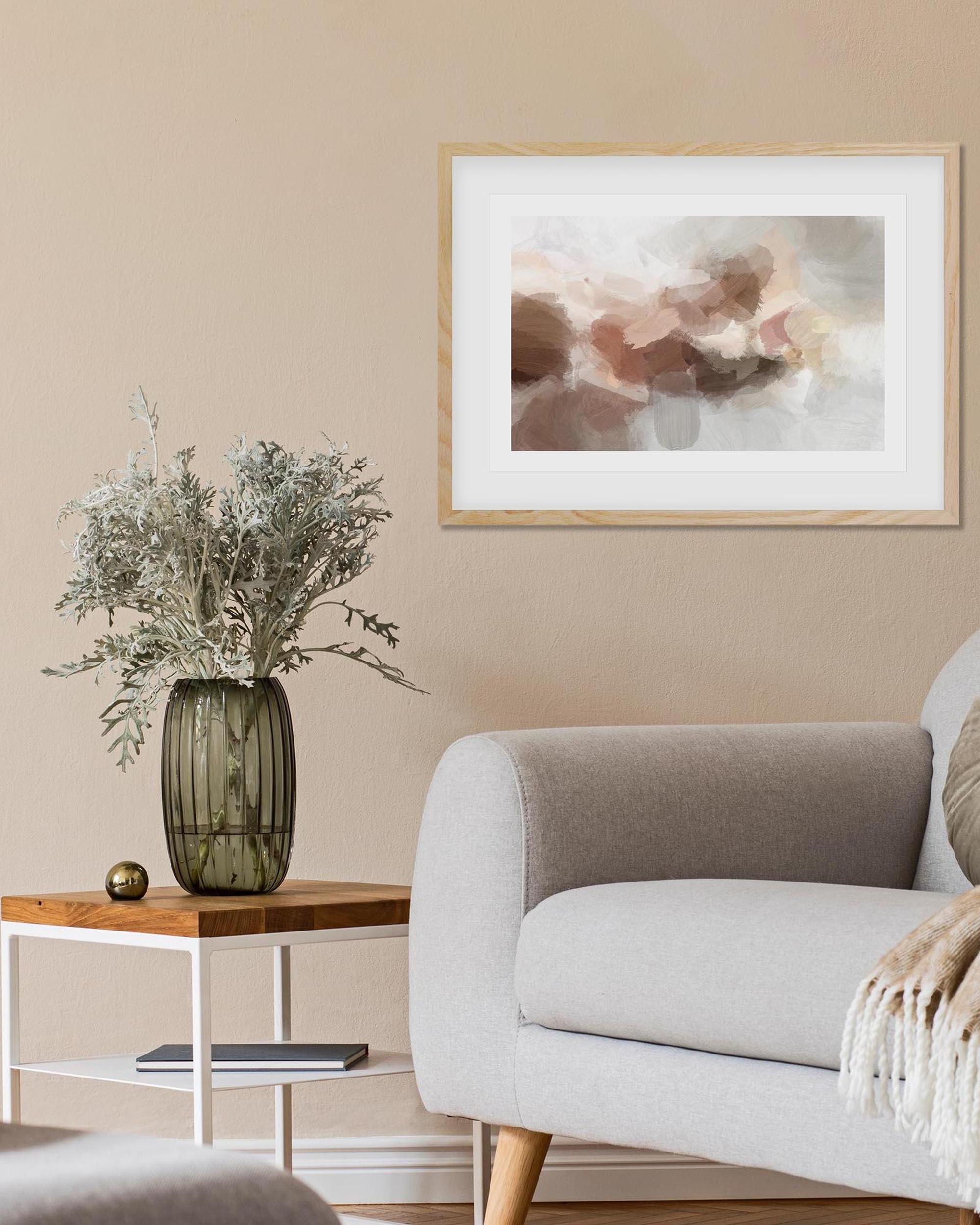 Impressionist Blush Sky Art Print