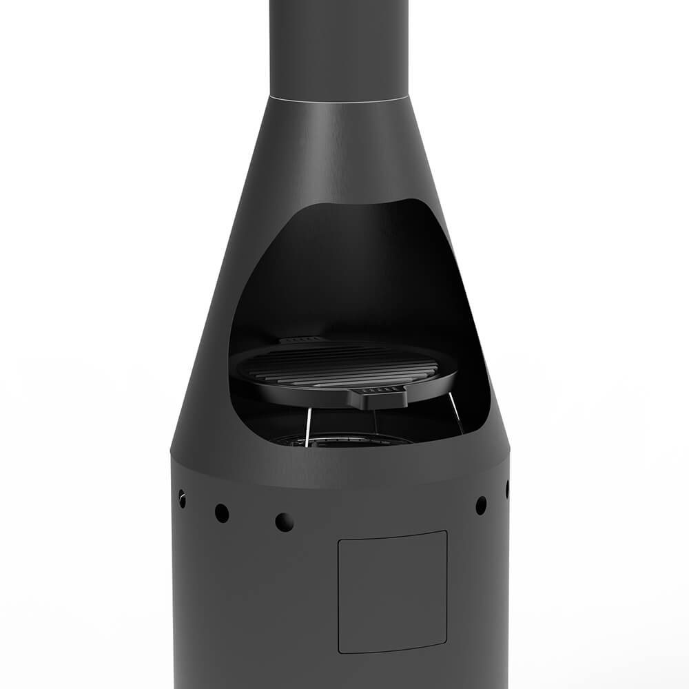 Casa Mia Alto Gas Chiminea With Cooking Griddle
