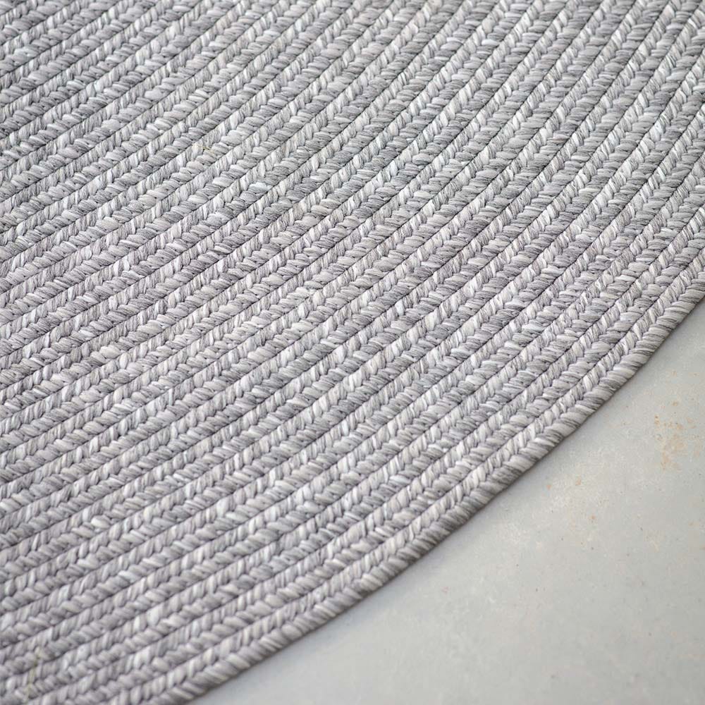 Round Outdoor Rug 250Cm Grey