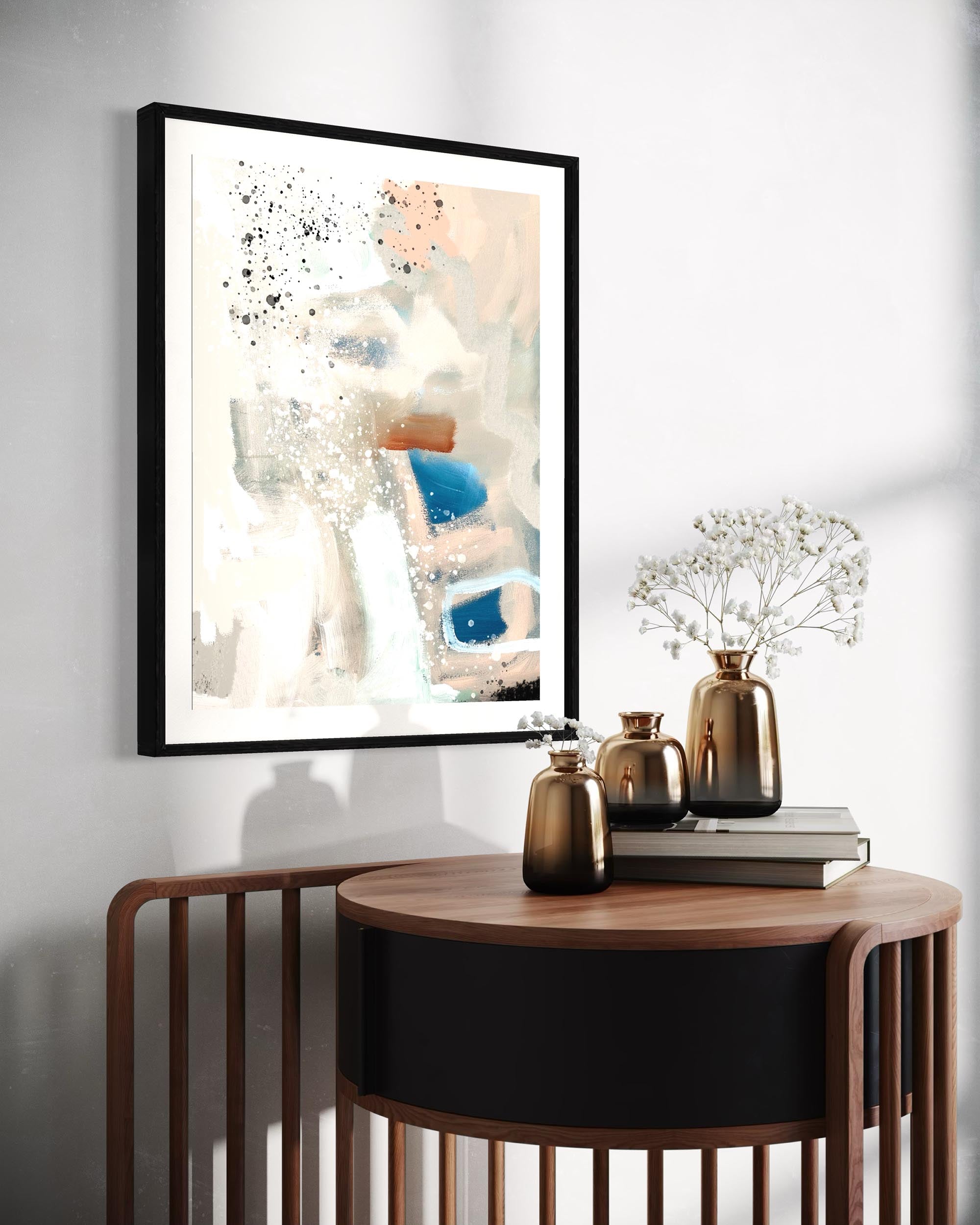 Contemporary Beige Art Print