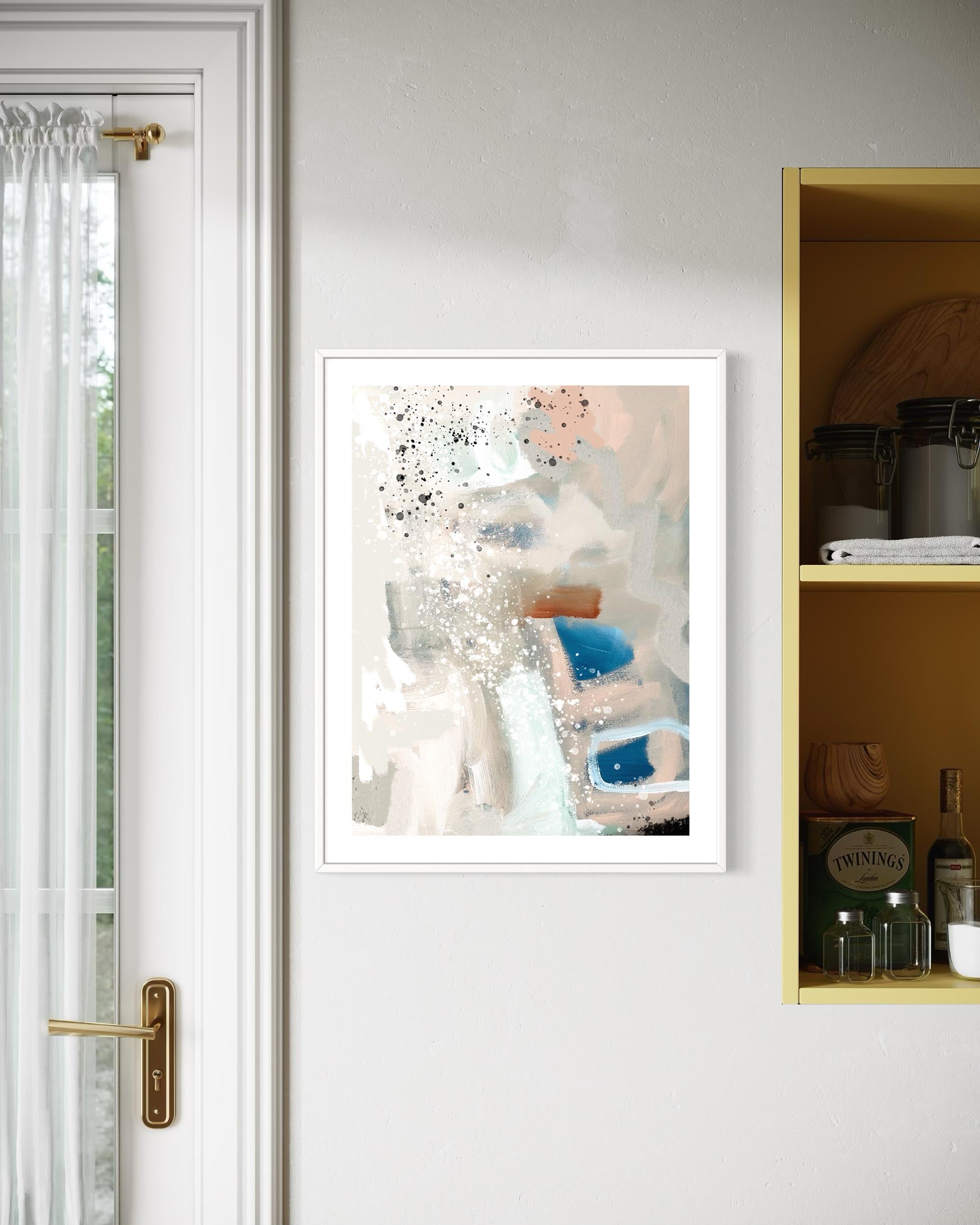 Contemporary Beige Art Print
