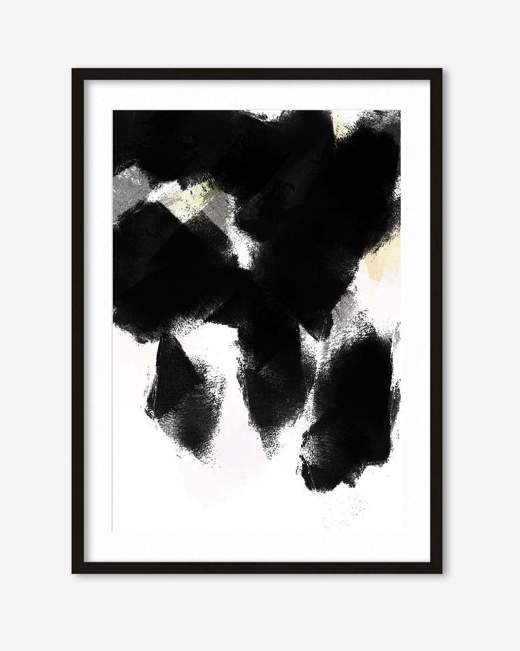 Monochrome Shades Art Print