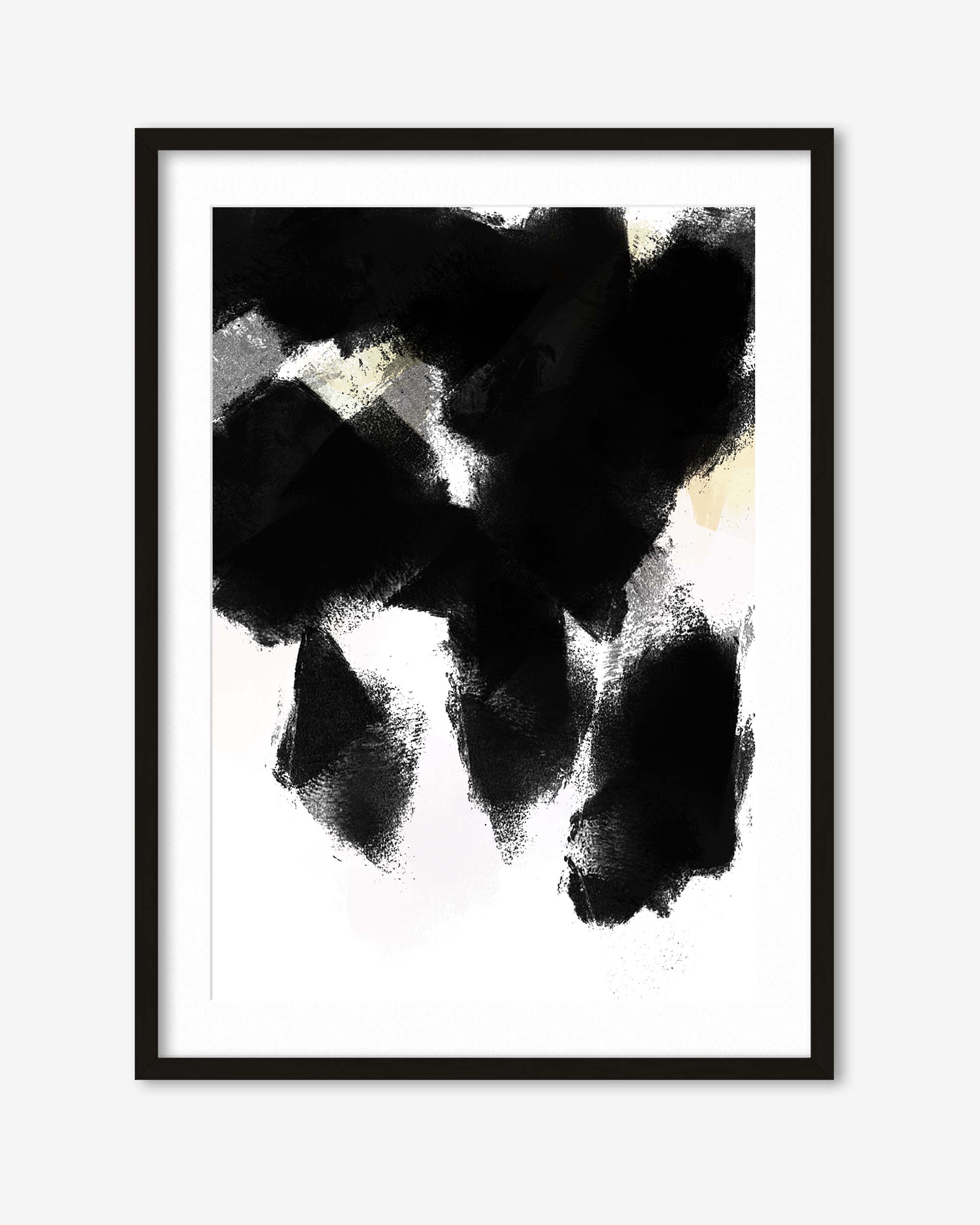 Monochrome Shades Art Print