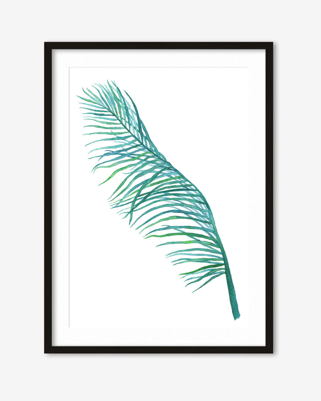 Botanics Watercolour Leaf Art Print