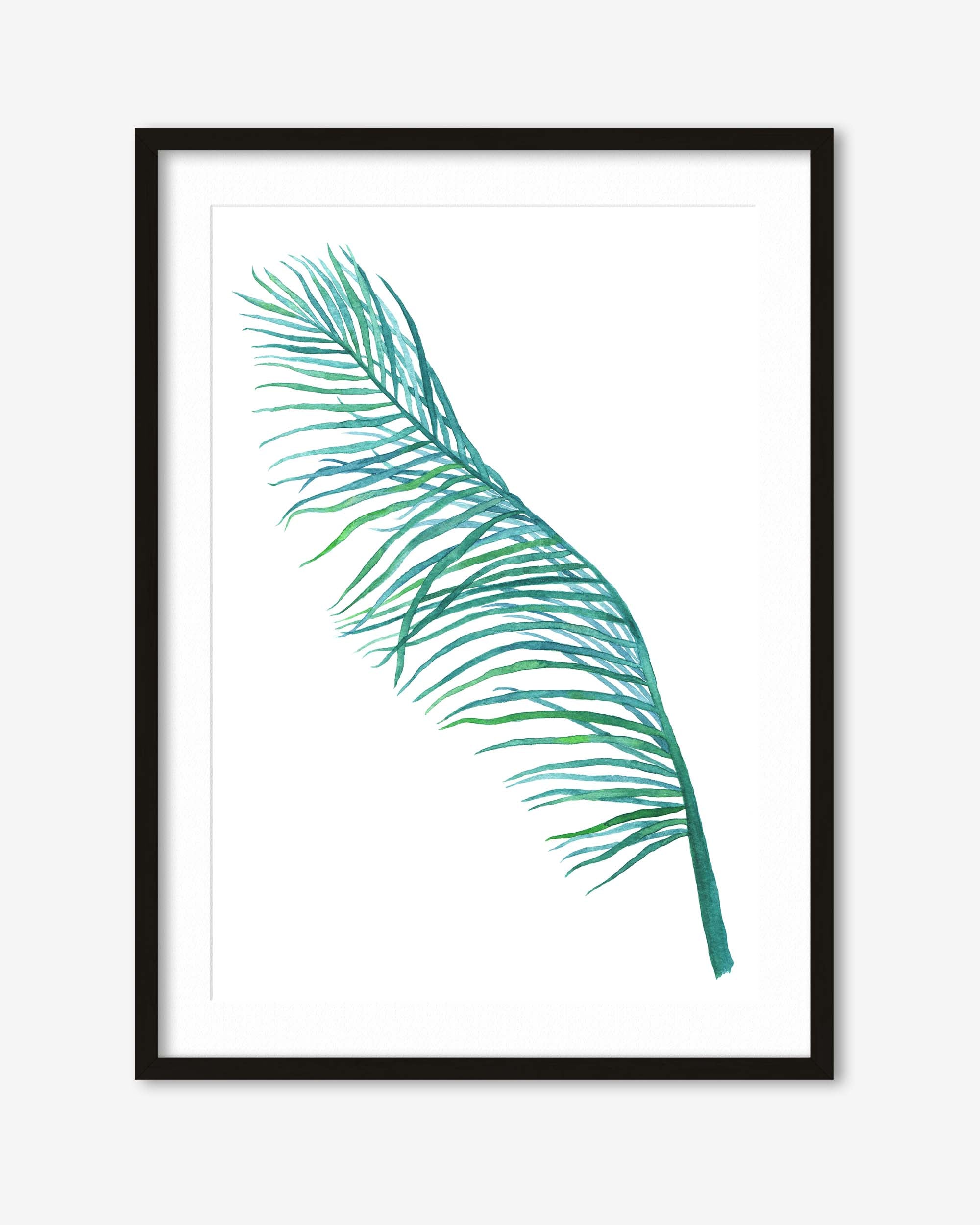 Botanics Watercolour Leaf Art Print