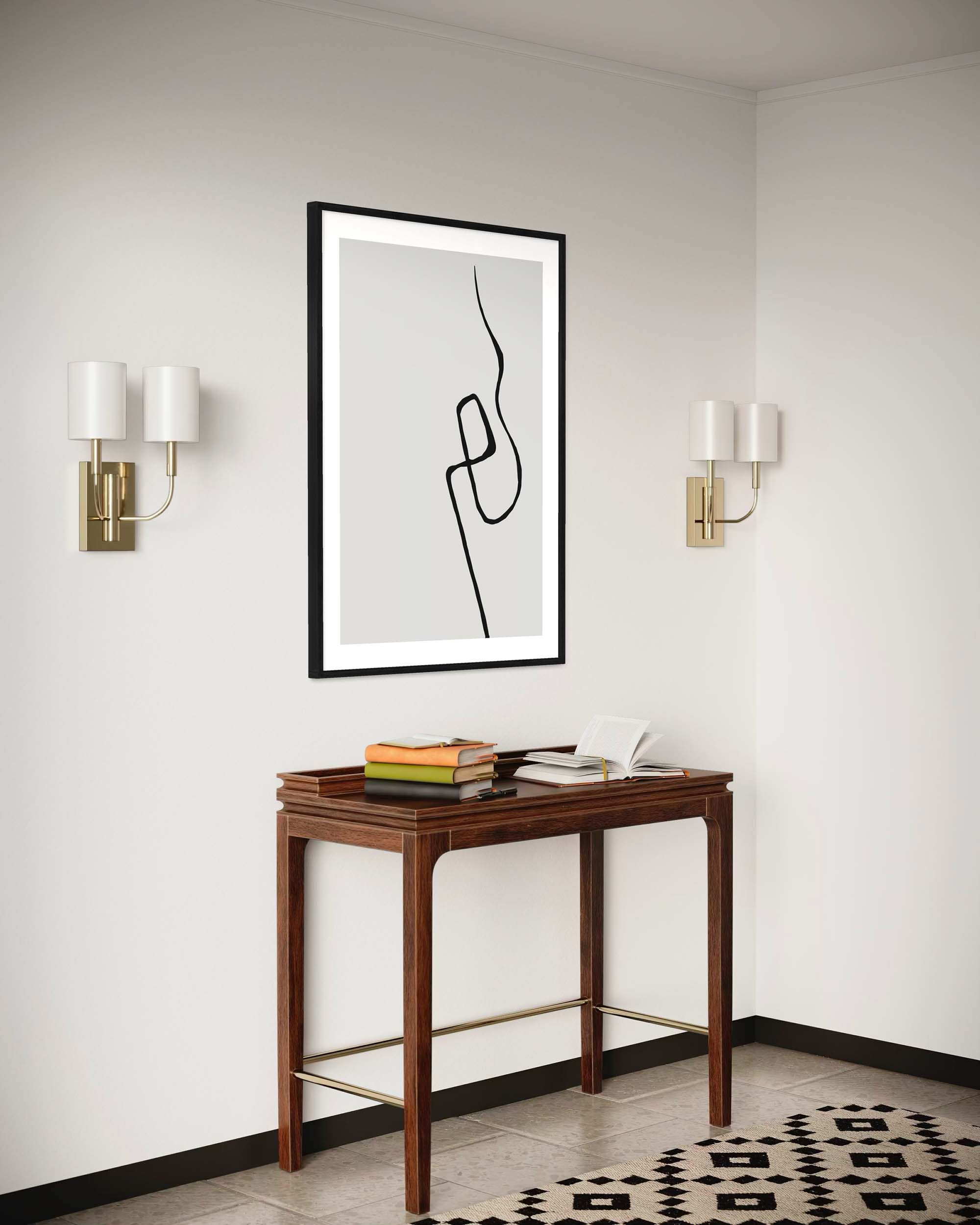 Modern Line Drawing 2 Art Print