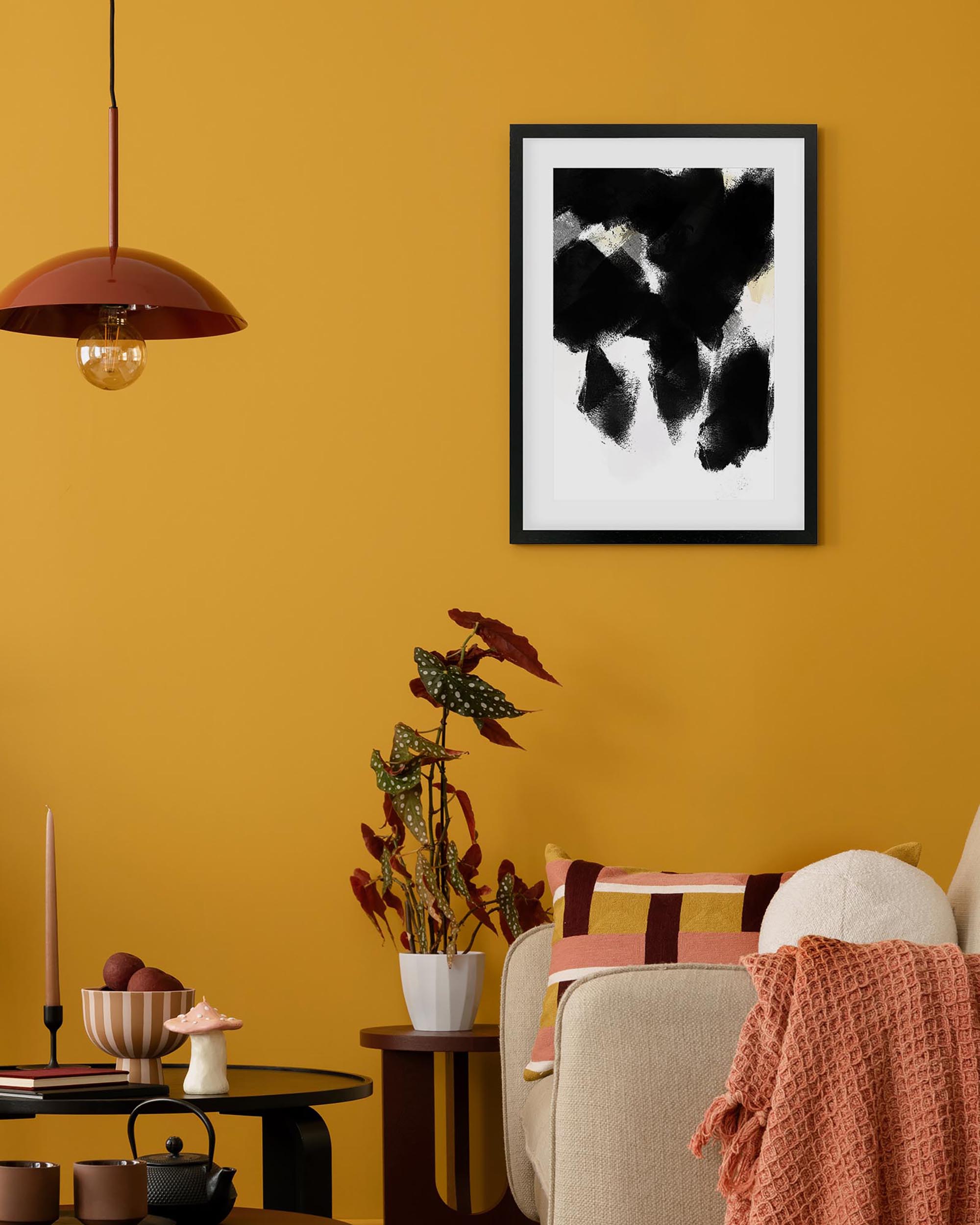 Monochrome Shades Art Print