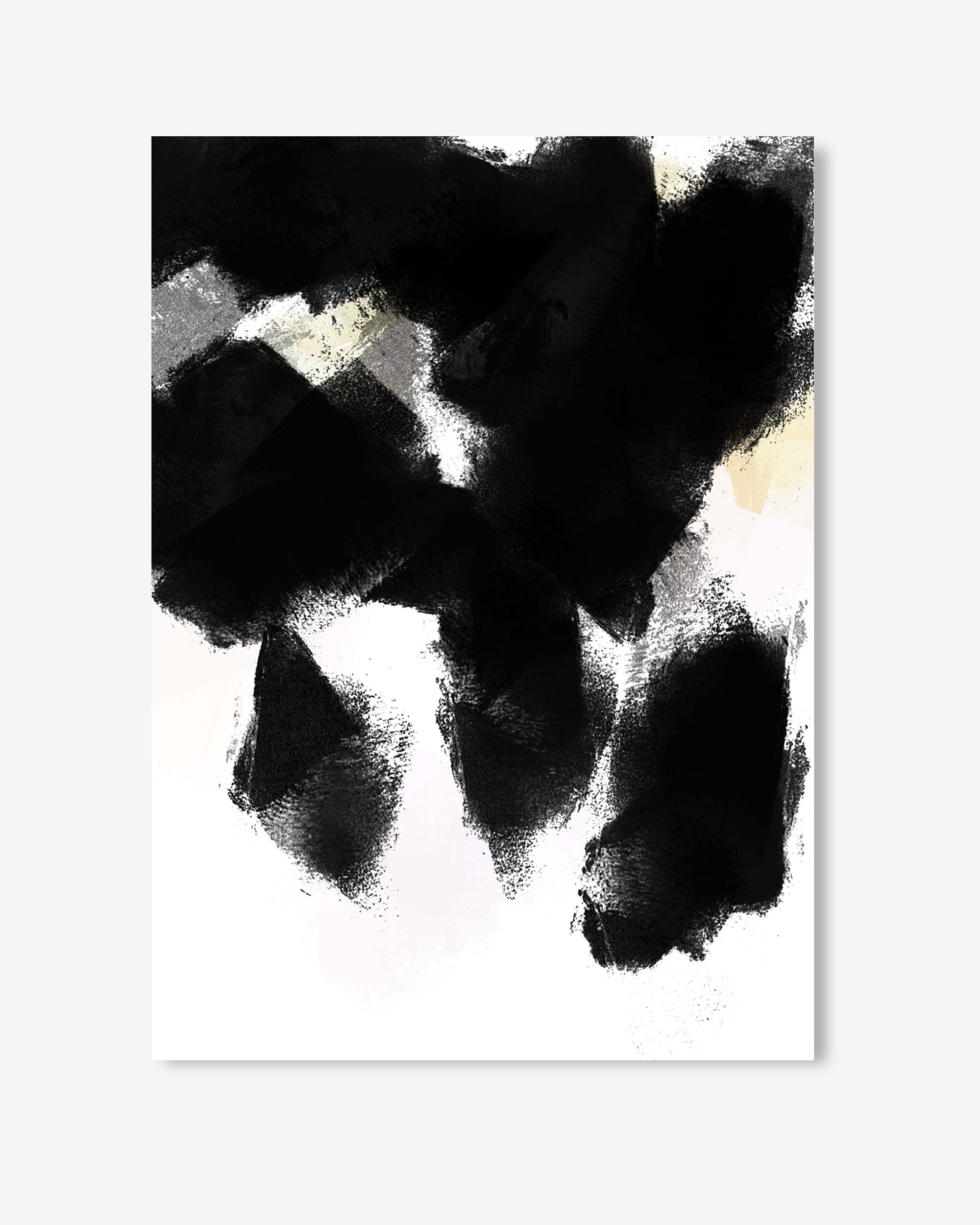 Monochrome Shades Art Print