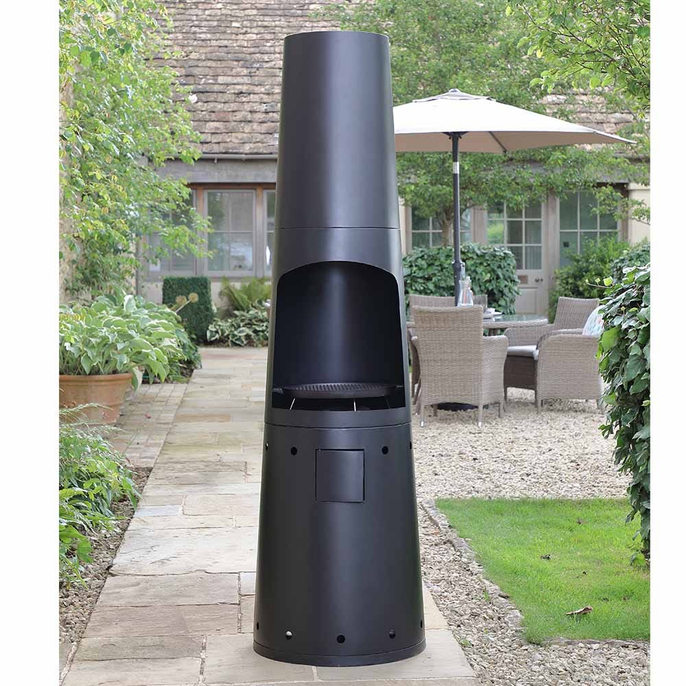 Casa Mia Primo Gas Chiminea With Cooking Griddle