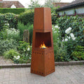 Casa Mia Tempo Gas Chiminea With Cooking Griddle