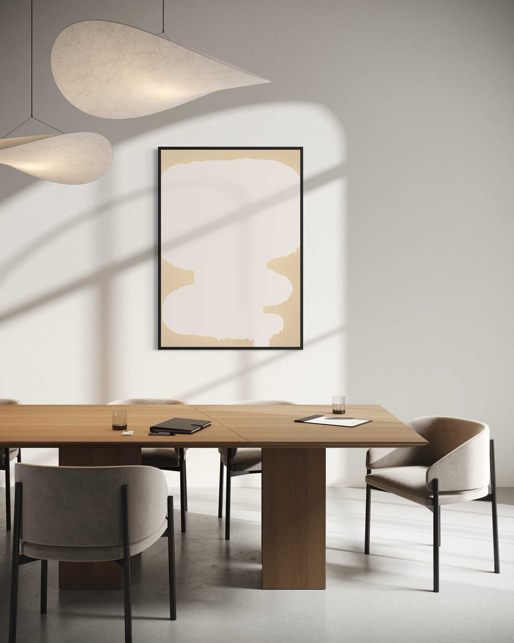 Organic Beige Art Print