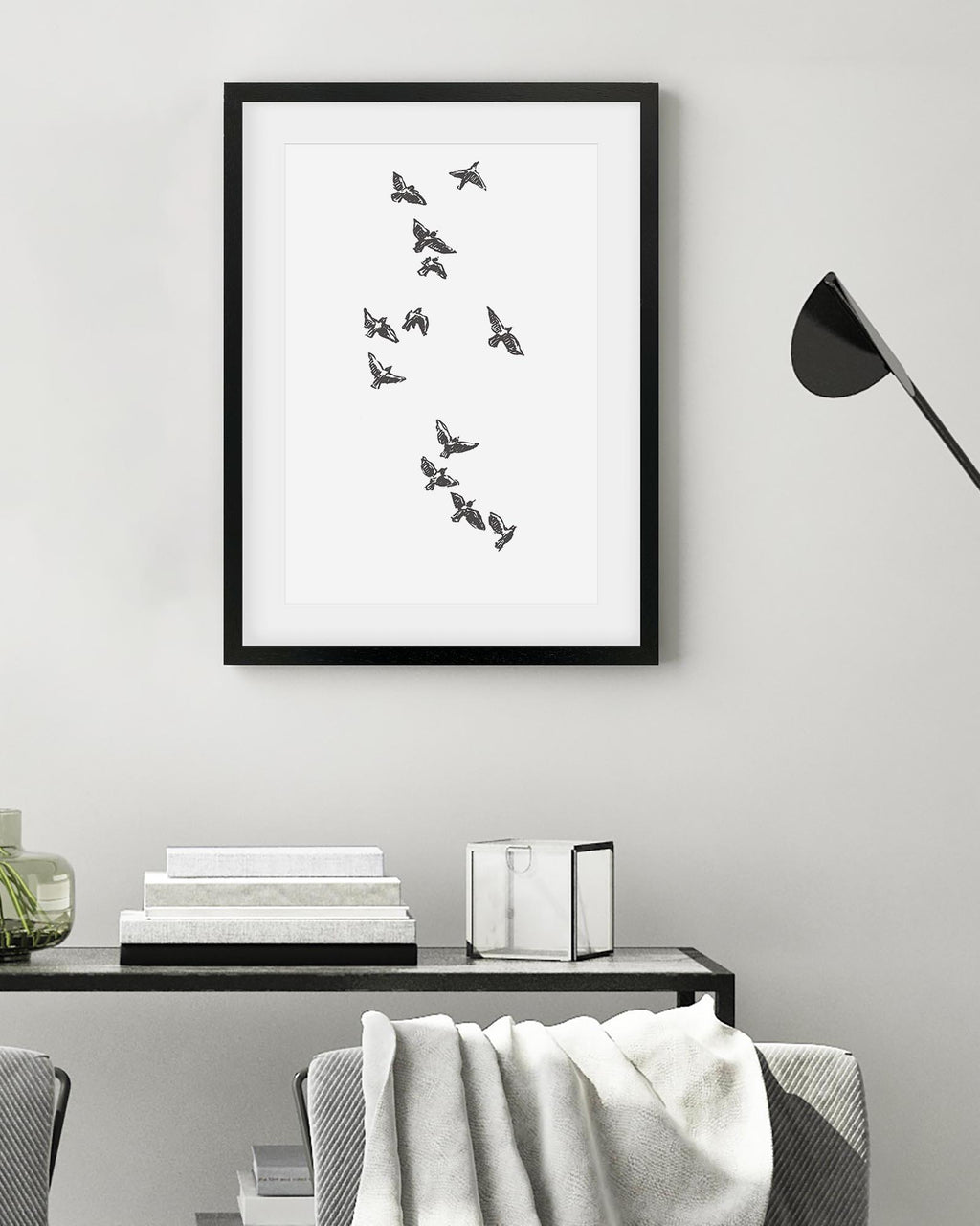 Watercolour Birds 3 Art Print