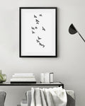 Watercolour Birds 3 Art Print