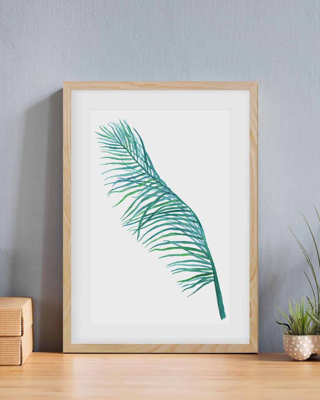 Botanics Watercolour Leaf Art Print