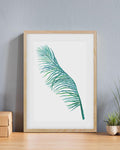 Botanics Watercolour Leaf Art Print