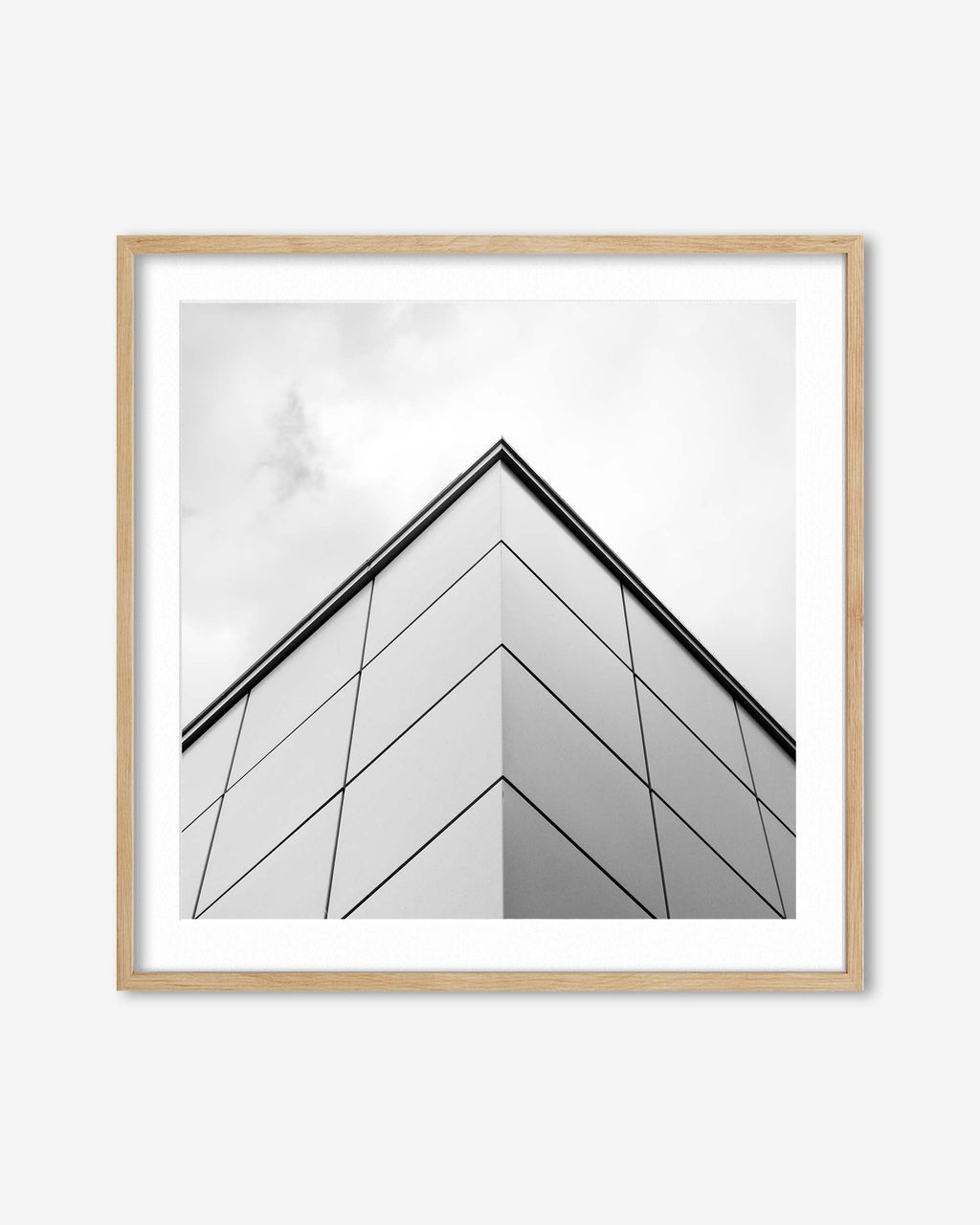 Monochrome Architecture Art Print