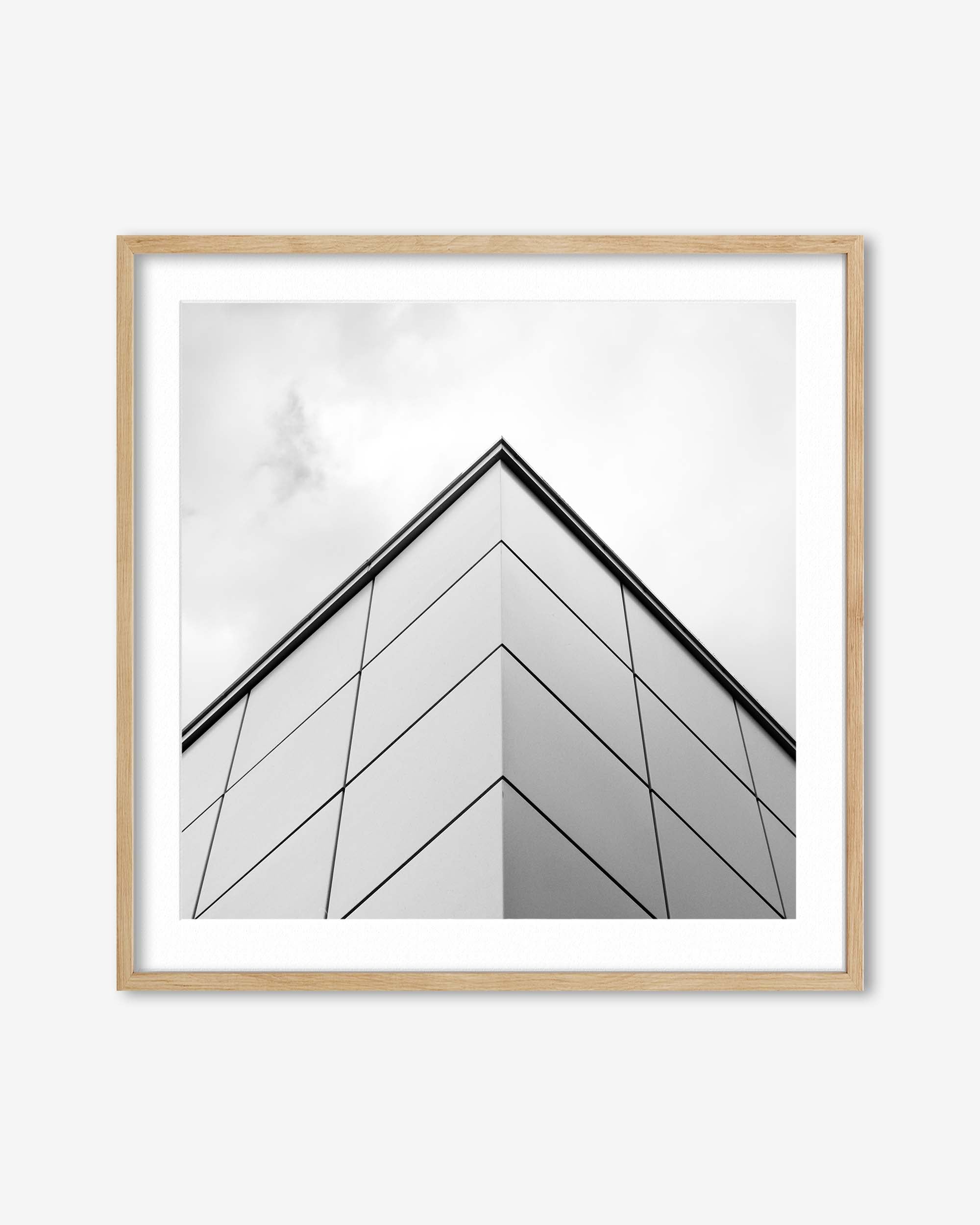 Monochrome Architecture Art Print