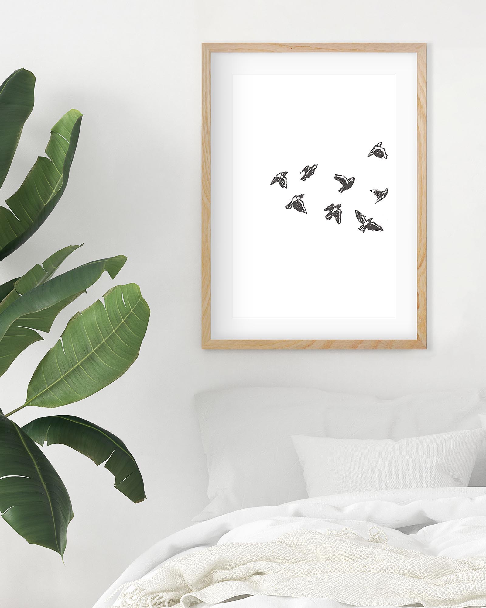 Watercolour Birds 1 Art Print