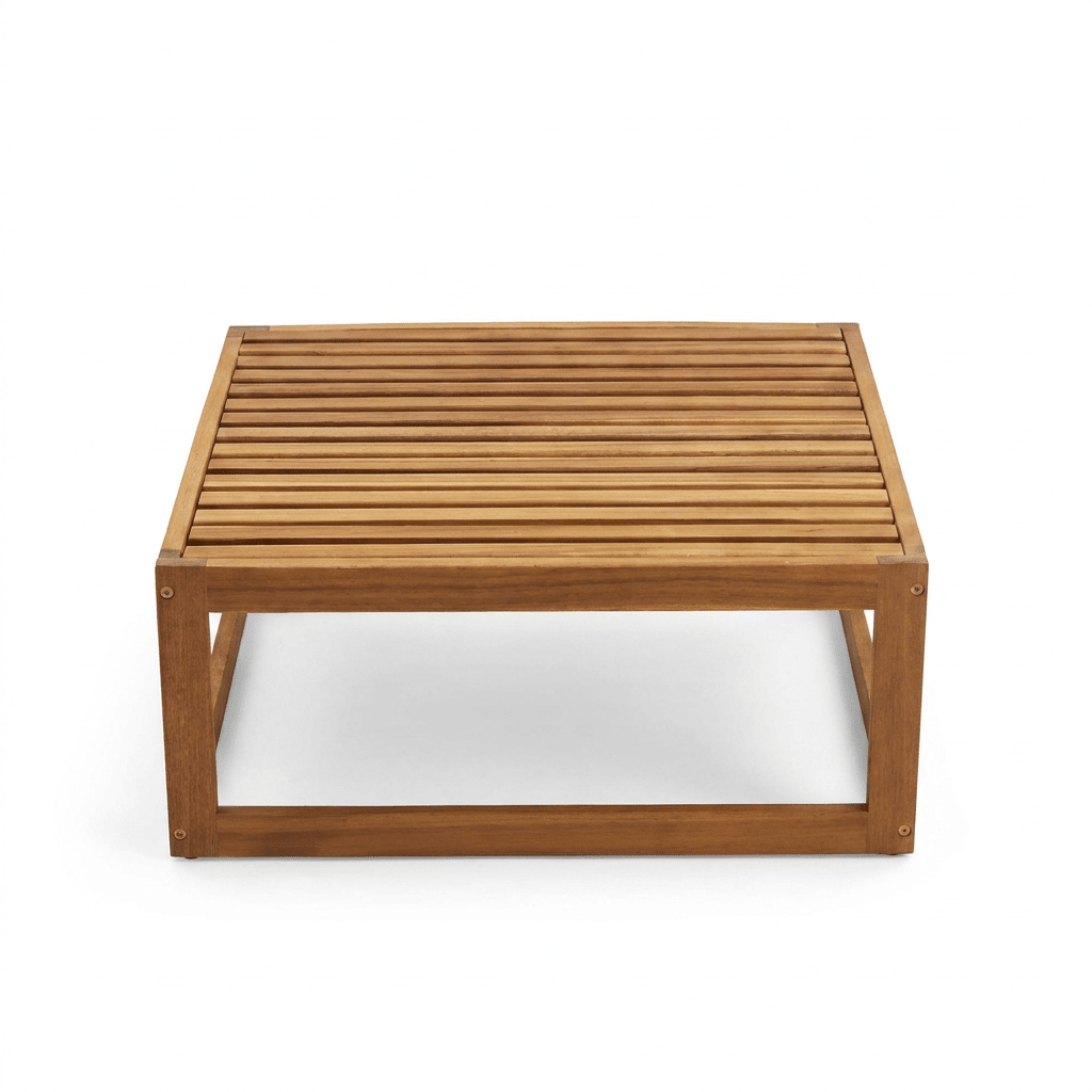 Rowan Wooden Garden Chairs with Coffee Table - Grey