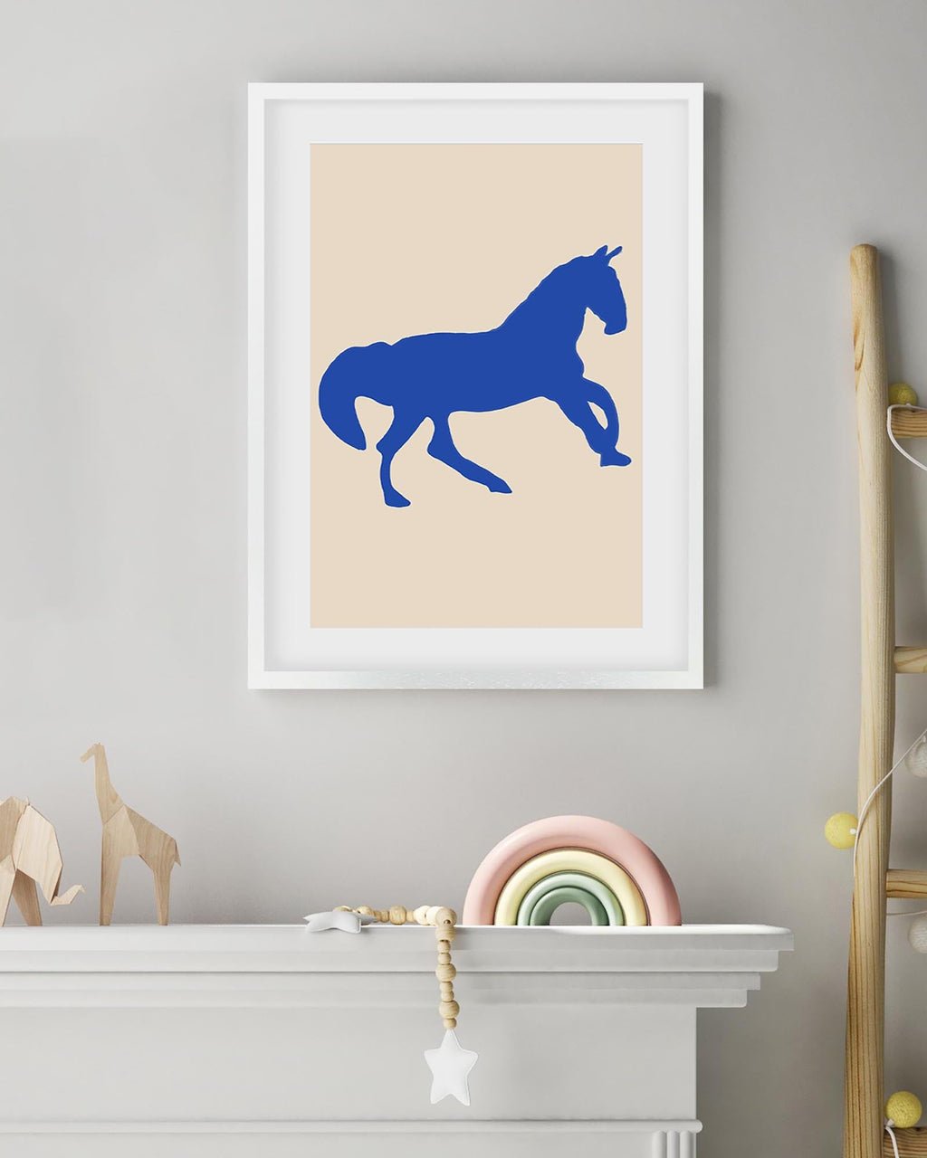 Matisse Blue Horse Art Print
