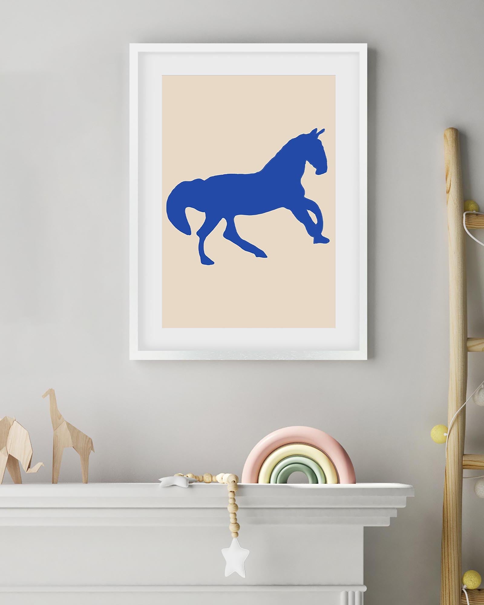 Matisse Blue Horse Art Print