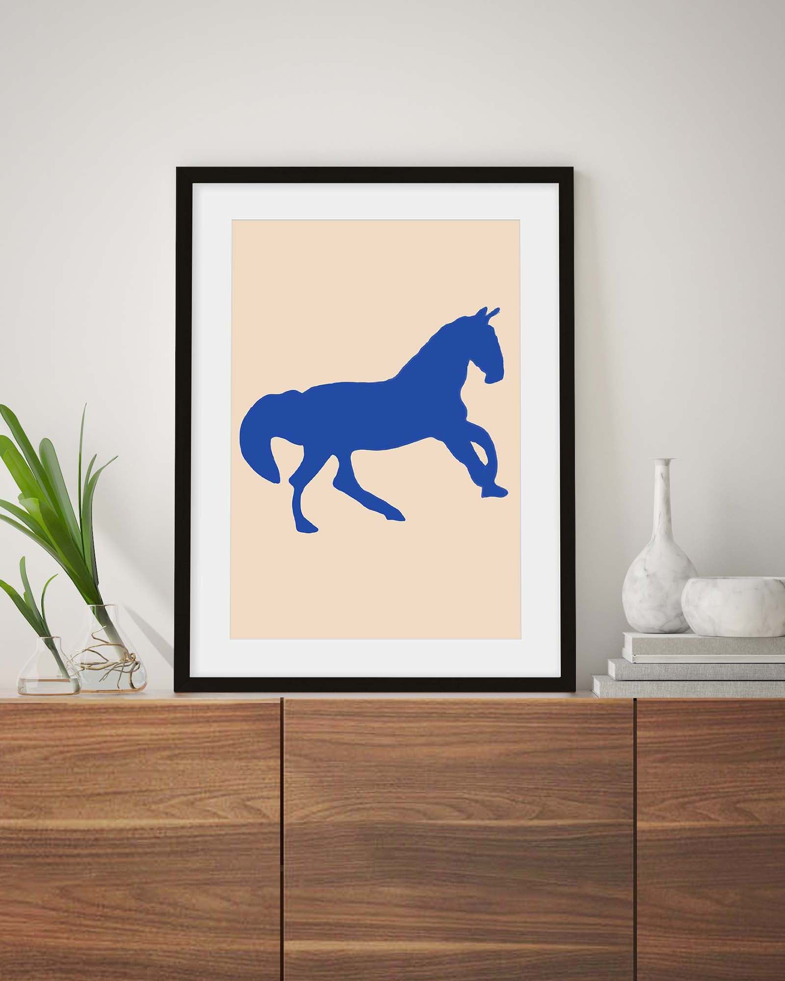 Matisse Blue Horse Art Print