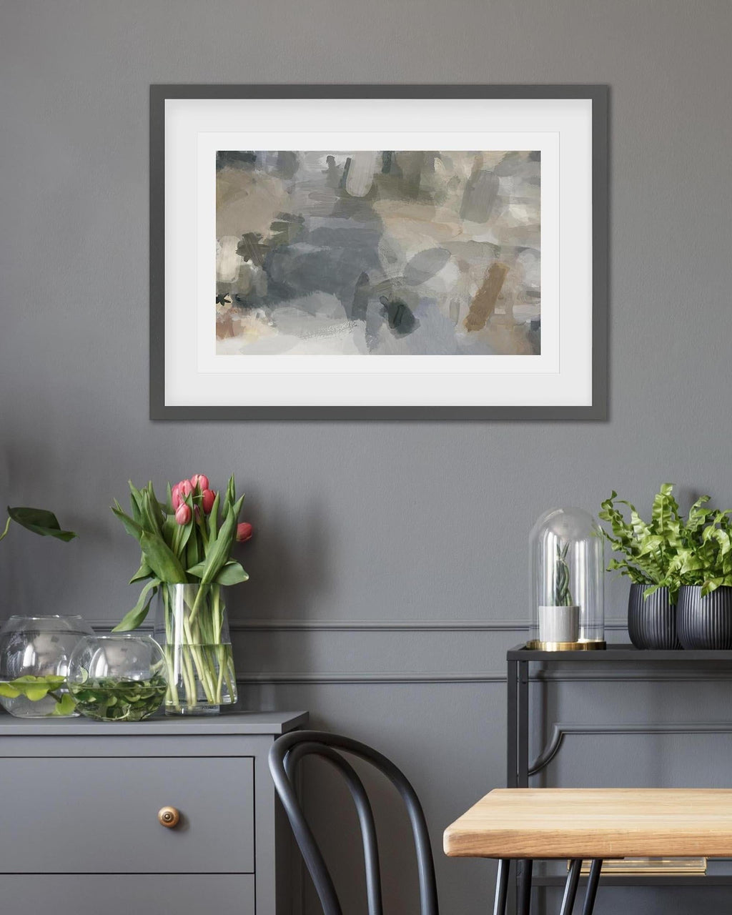 Impressionist Neutral Mood Art Print