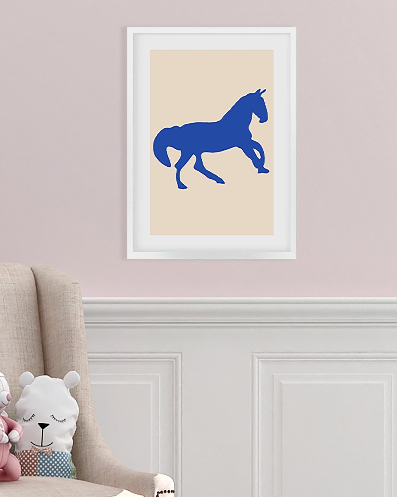 Matisse Blue Horse Art Print