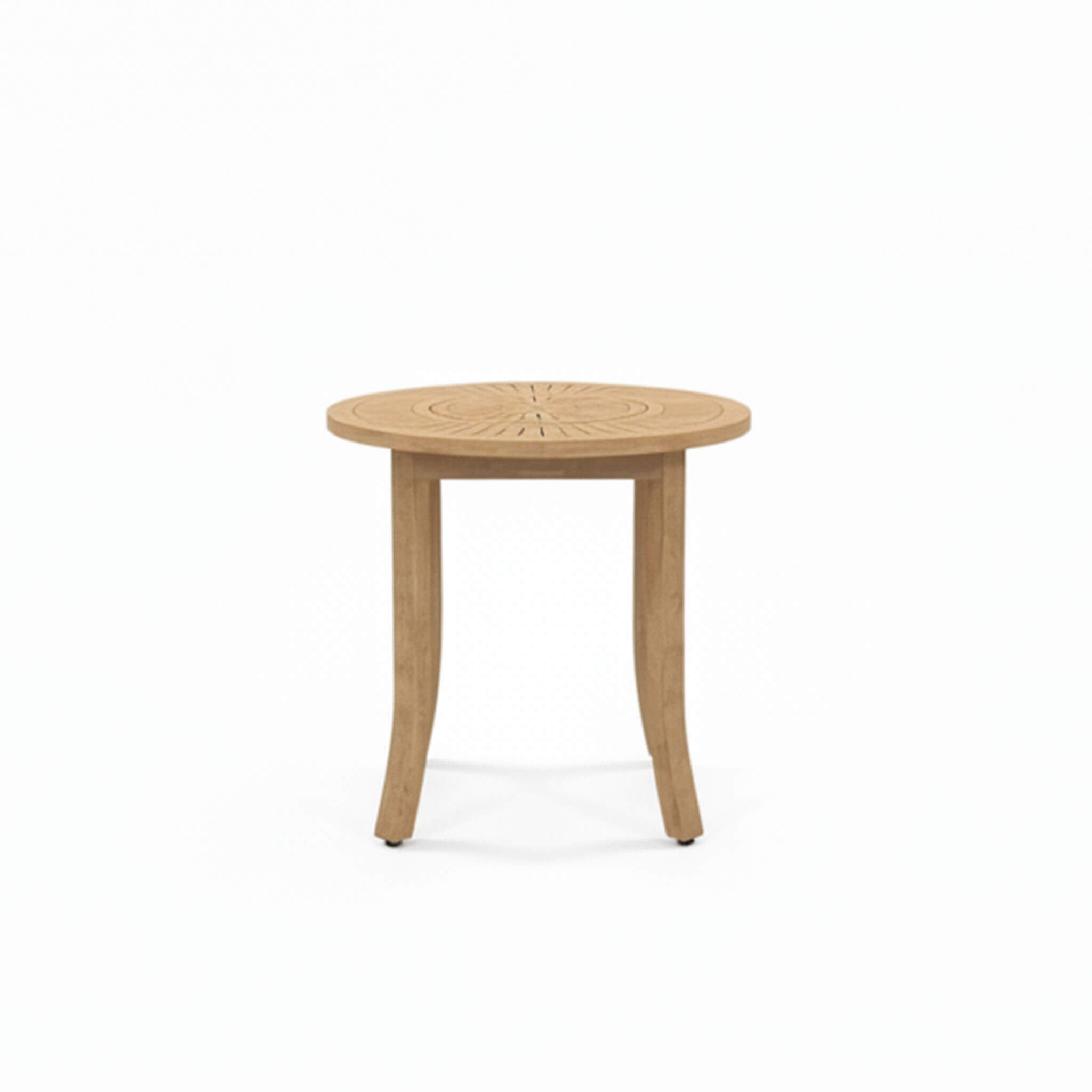 Maris Outdoor 2 Seater Round Bistro Dining Table and Chairs - Natural