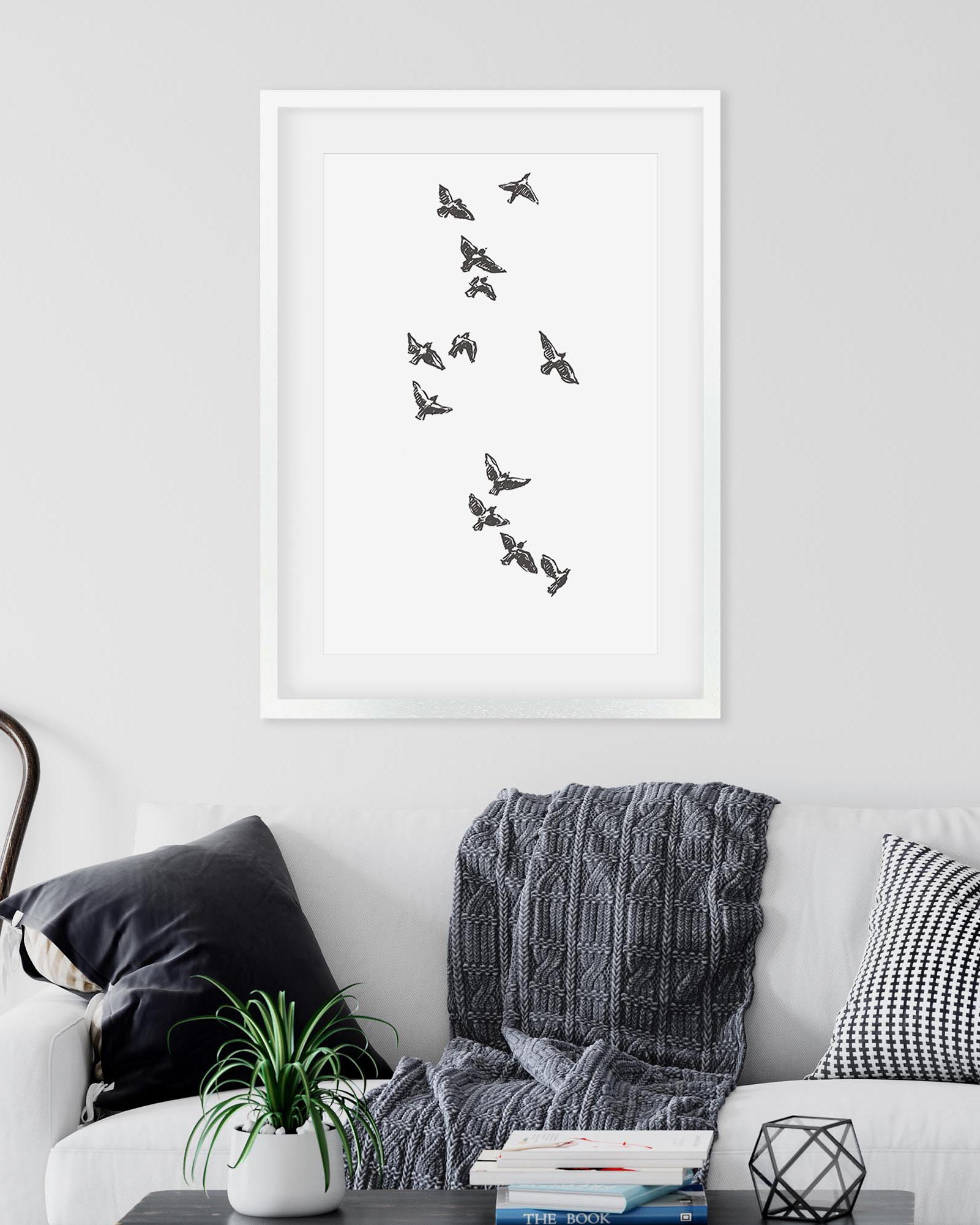 Watercolour Birds 3 Art Print