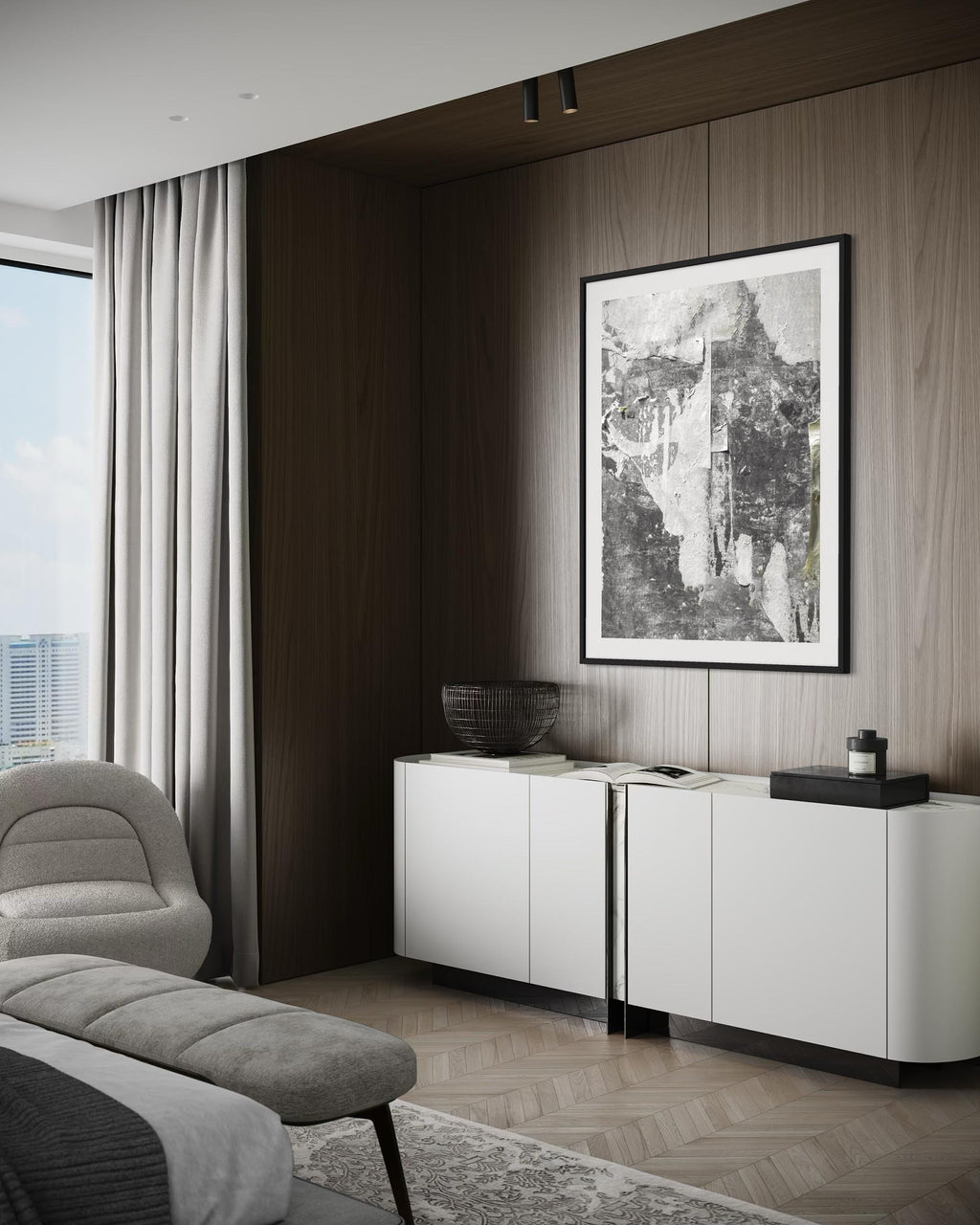 Abstract Collage Art Print