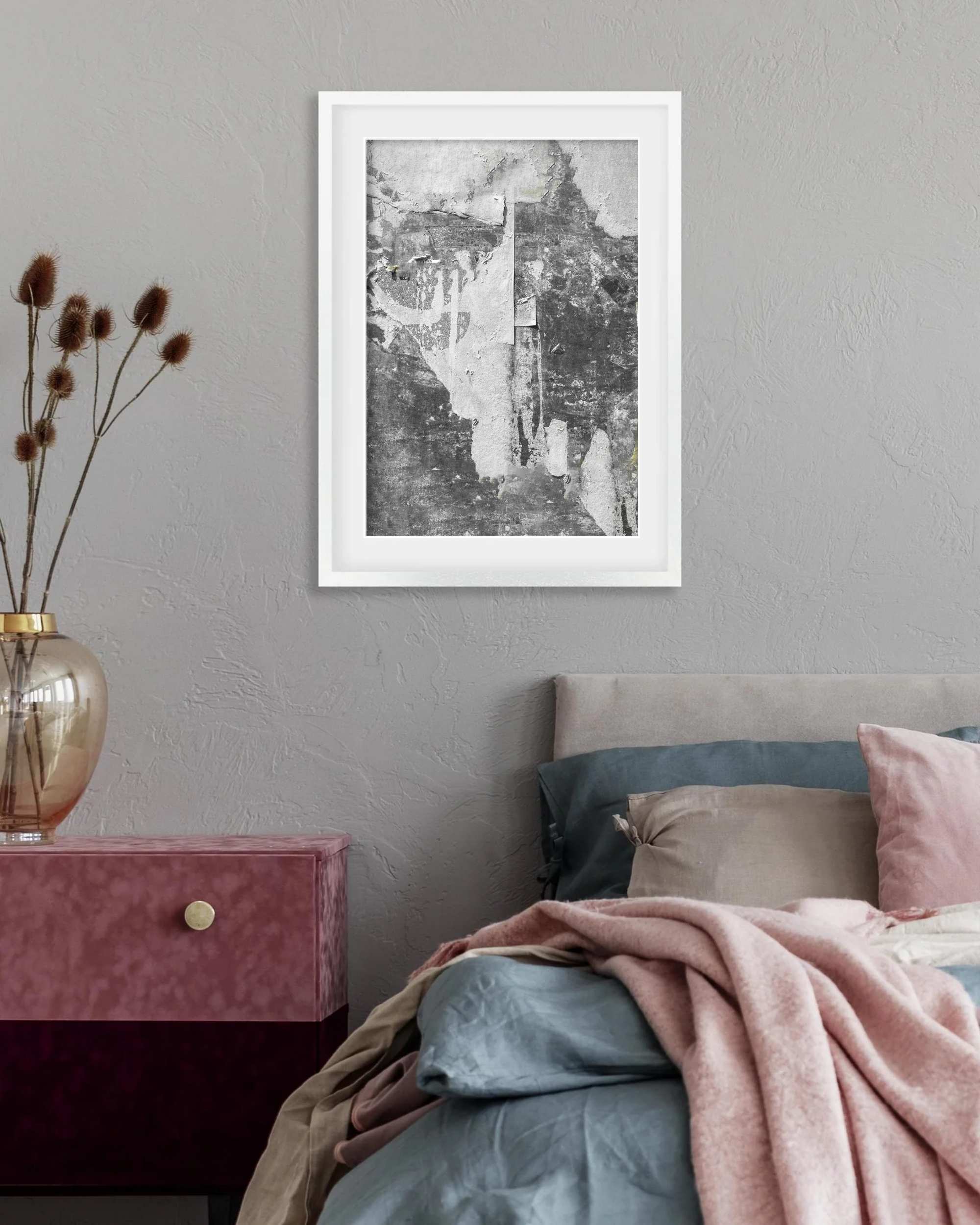 Abstract Collage Art Print