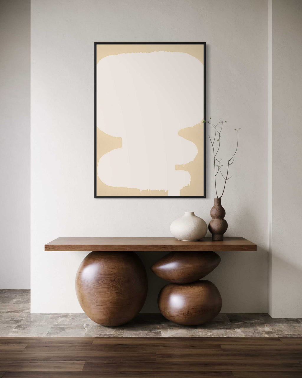 Organic Beige Art Print