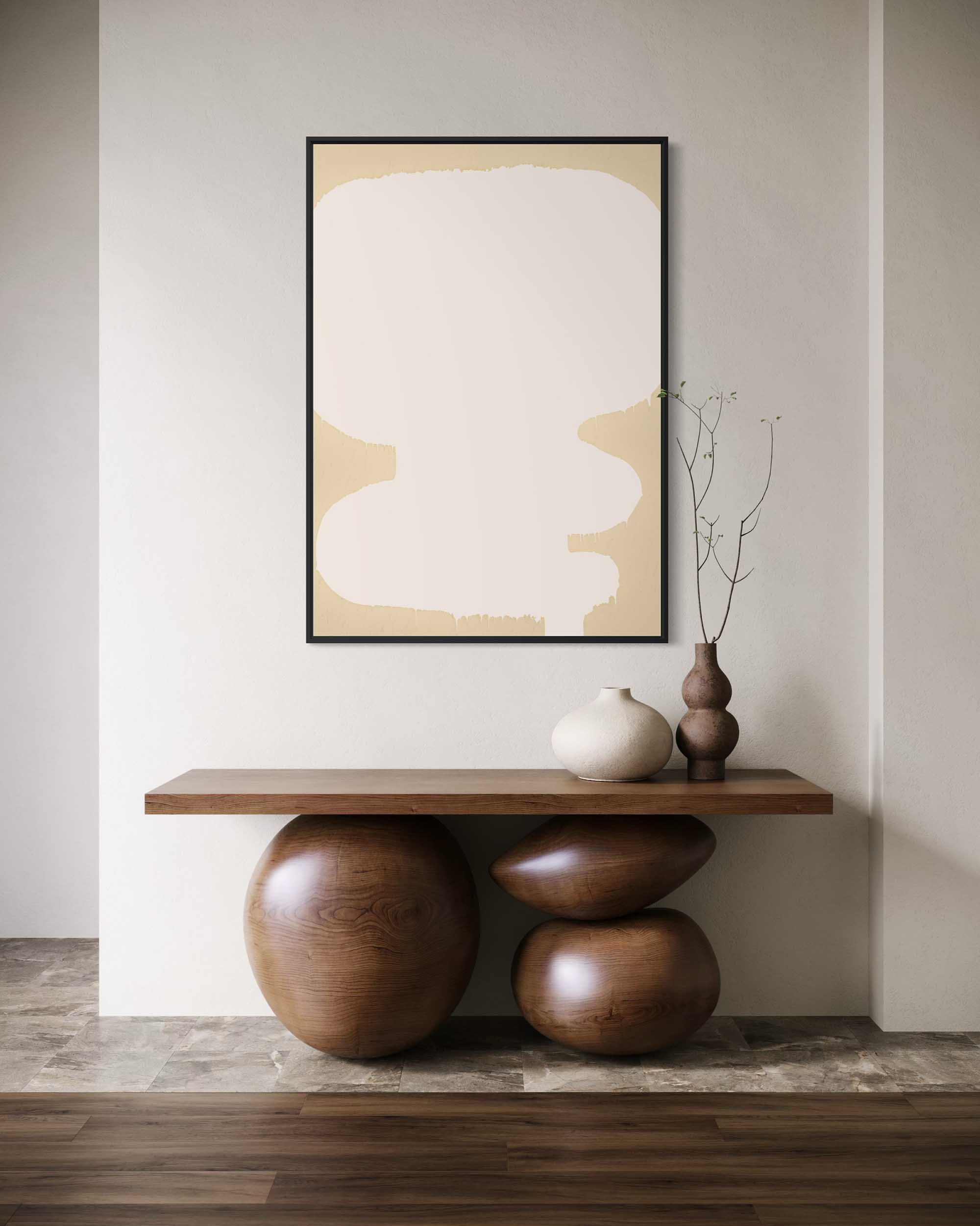 Organic Beige Art Print