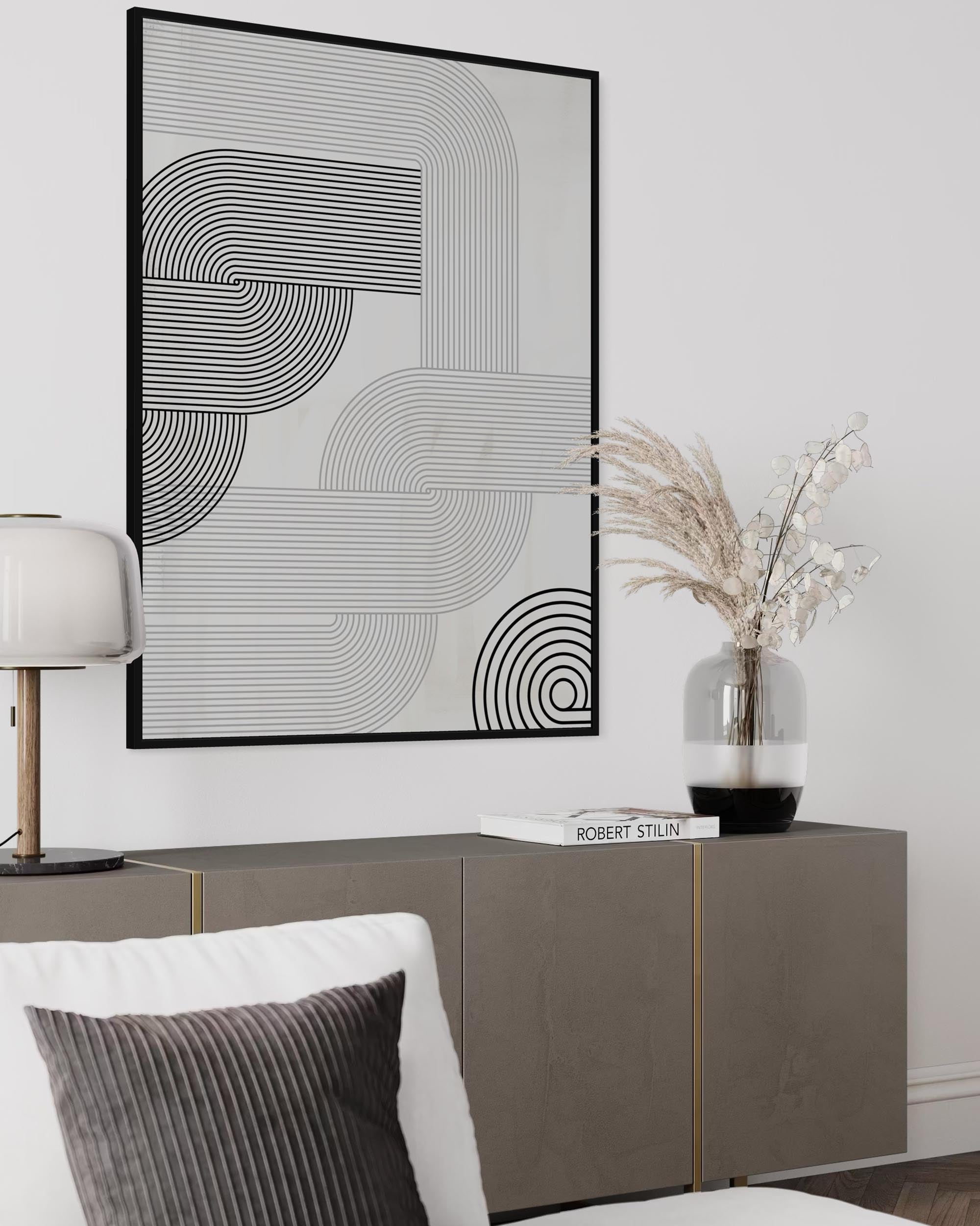 Retro Pattern Art Print