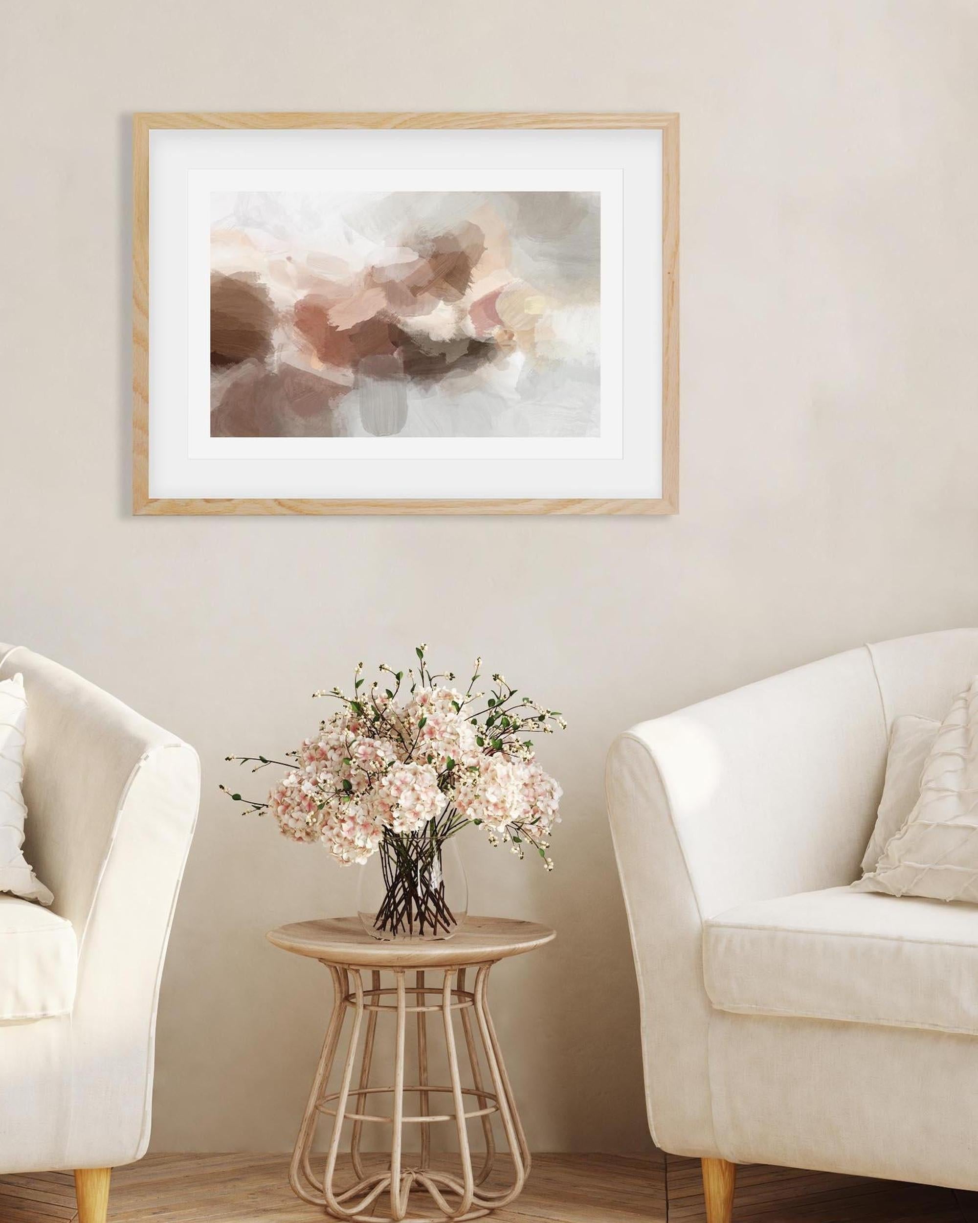 Impressionist Blush Sky Art Print