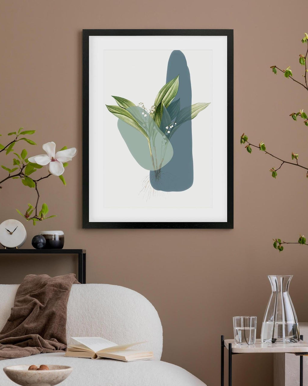 Modern Botanical Abstract Art Print