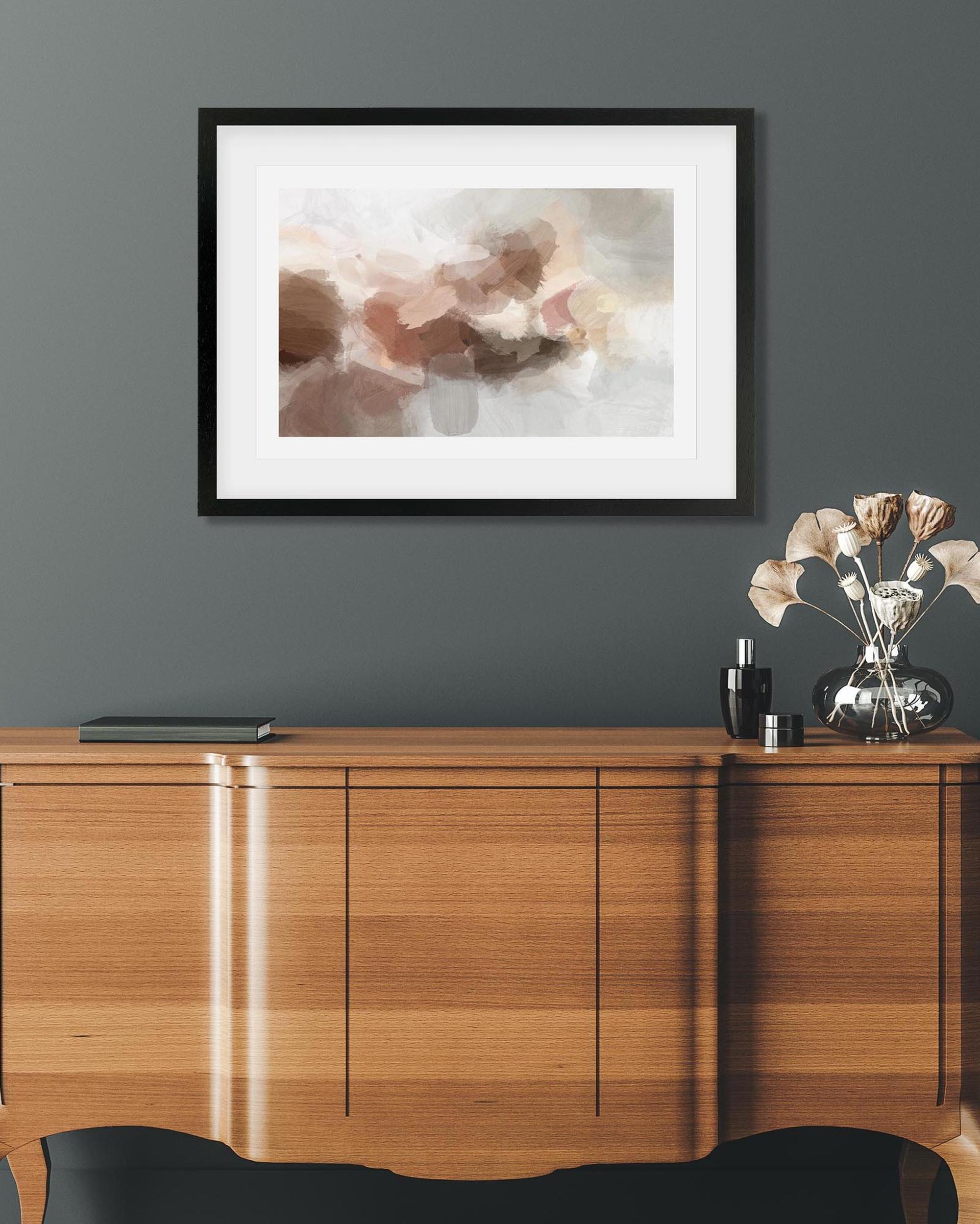 Impressionist Blush Sky Art Print