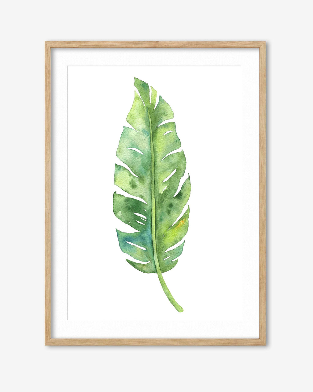 Botanical Watercolour Leaf Art Print